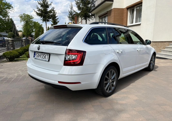 Skoda Octavia cena 71999 przebieg: 115000, rok produkcji 2018 z Kąty Wrocławskie małe 529